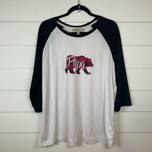 Match the Fam Papa Bear PJ Top